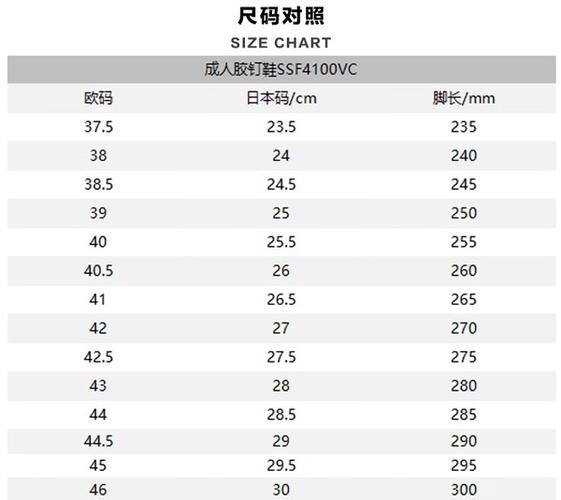 欧洲尺码日本尺码专线美国