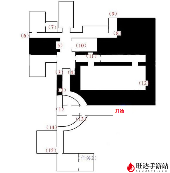 孤胆枪手2隐蔽点图文攻略_第二关隐藏点图片