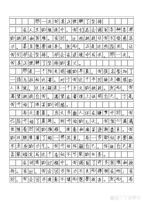 那一次妈妈没有拒绝我600字